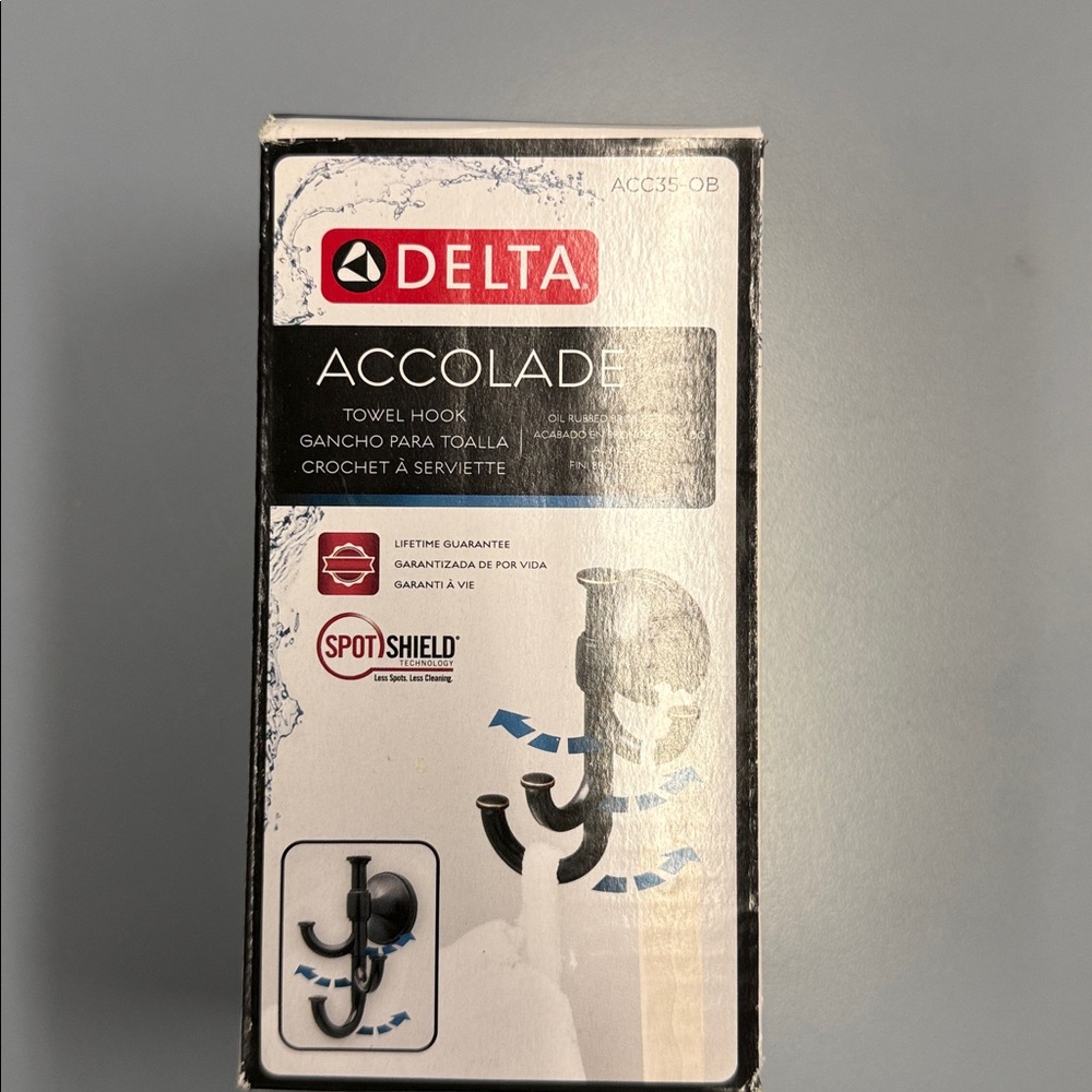 Delta Accolade Towel Hook in Oil Rubbed Bronze